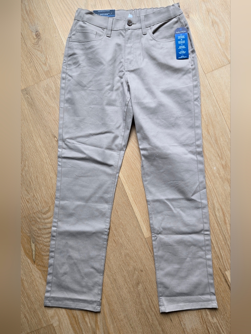 Nautica Khaki Straight-Leg Boys' Chinos